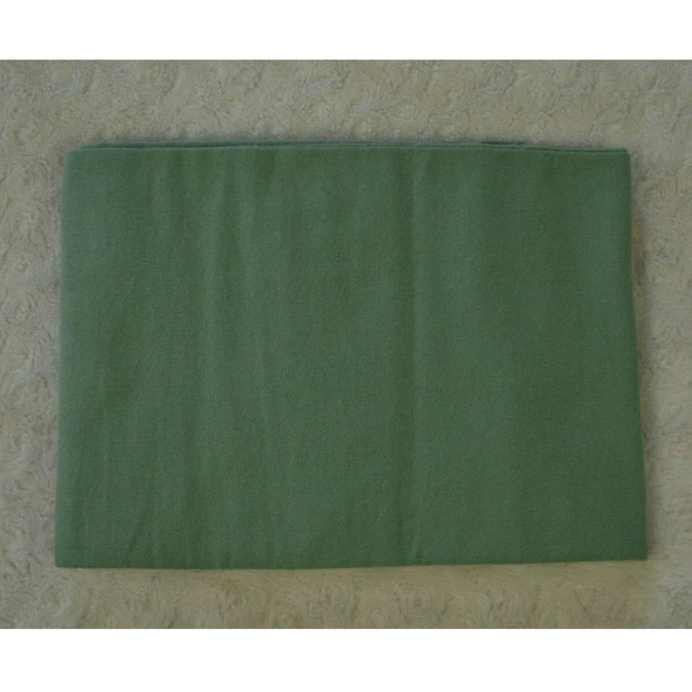 Carter's Solid Green Baby Receiving Blanket Flannel Cotton Security Lovey